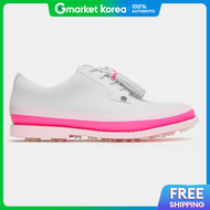 G /Fore Womens Leather Spikeless Gray Tuxedo Golf Sneakers Practice Shoes