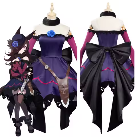 Anime Umamusume Pretty Derby Rice Shower Cosplay Costume Lolita Elegant Dress Uniform Costume Outfie