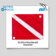 IST DF2-S (Dive Flag with Grommets) for scuba diving