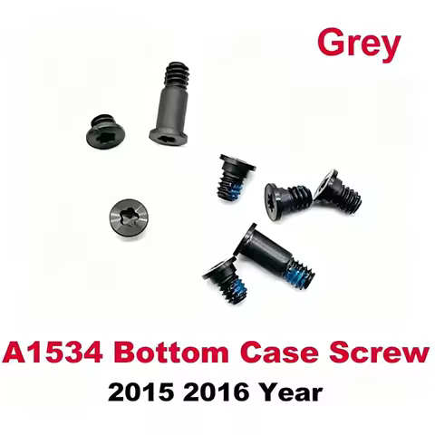 Space Grey New Bottom Case Cover Screws For MacBook 12" Retina A1534 2015 2016 Year