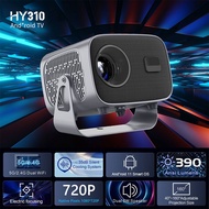 HY310 Mini Full HD 4K 1080P Projector/2.4G+5G Dual Wifi/Bluetooth 5.2/Android 11.0/USB2.0+Hard Disk/ 4000 Lumens/30000 h