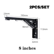 2pcs/set Bracket Engsel Siku/Braket Meja Lipat Dinding Folding/Engsel Lipat Meja Dinding Siku/Siku Rak Lipat