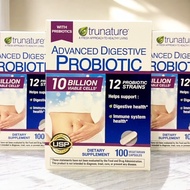 🔥🔥Exp.02/2027 Trunature Advanced Digestive Probiotic 100 Capsules
