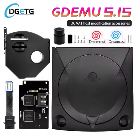 GDEMU V5 15b Kit For SEGA Dreamcast Optical Drive Emulation Board and Remote Card Installation Kit D
