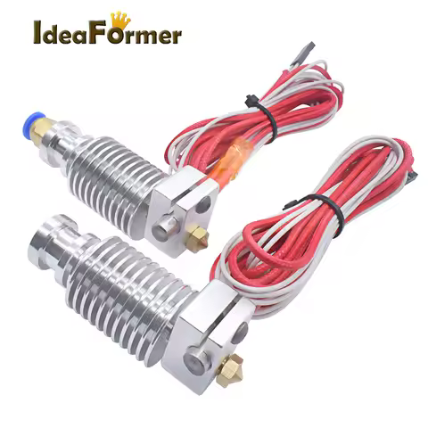 E3D V6 Hotend 12V 24V 0.4mm Nozzle Long / Short For 1.75/3.0mm Filament Bowden Direct Extruder 3D Pr