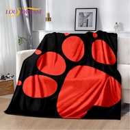 Pets Footprint Sole Series 3D Soft Plush Blanket,Flannel Blanket Throw Blanket for Living Room Bedroom Bed Sofa Picnic Kid Cover