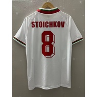 1994 Bulgaria Top Quality Home Retro Soccer Jersey custom T-shirt Football Jersey STOICHKOV