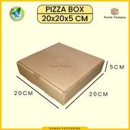 MURAH//BOX//KARDUS / BOX PIZZA Uk. 20x20x5 CM//TAMBAHAN