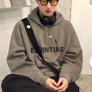 ESSENTIALS original casual cotton loose top solid color all-match unisex hoodie ESSENTIALS HOODIE