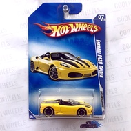 Hot Wheels 2009 Ferrari F430 Spider - Yellow