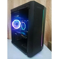 RGB Gaming PC Desktop i5-4690s, RX580 8GB, 16GB RAM