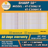 4T-C50AH1X / 4T-C50AL1X SHARP 50" LED TV BACKLIGHT (LAMPU TV) SHARP 50 INCH LED TV 4TC50AH1X 4TC50AH