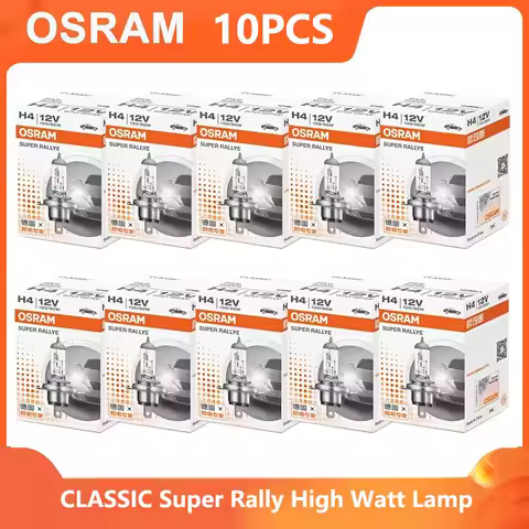 OSRAM CLASSIC H1 H4 H3 H7 Super Rally 12V 100W 80W Car Halogen Headlight High Watt More Bright 3200K