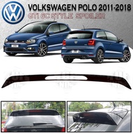 VOLKSWAGEN VW POLO GTI MK5 HATCHBACK 6C 6R 61 6C GTI SPOILER MATERIAL ABS PAINTED GLOSS BLACK LIP BO
