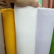 ผ้าคอตตอน สีพื้น โทเร โจงกระเบน เรียนรำ หน้ากว้าง 110-115cm มีให้เลือกมากกว่า30สี กว้าง 115 ซม