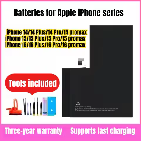 Applicable to Apple 16 15P iPhone 16 Pro max 14plus 14pro15Pro 16plus original iPhone battery large 