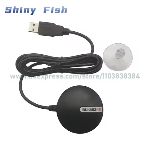 1PCS BU-353N5 Bu353-n5 Waterproof replace BU-353S4 GlobalSat GPS Receiver Cable GPS with USB interfe