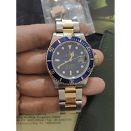 Pre-owned Rolex Submariner Date Bluesy 40mmModel: 16613LBCome with Rolex Service record/Book/Hang ta
