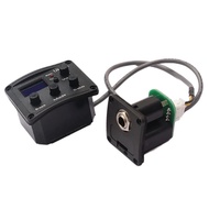 TO Ukulele Piezo Pickup 3-Band Equalizer Ukulele Pickup Preamp Tuner Systems