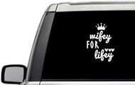 Wifey for Lifey Queen Heart Love Relationship Goals Quote Window Laptop Vinyl Decal Decor Mirror Wall Bathroom Bumper Stickers for Car 6 Inch