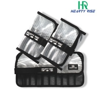 HEARTY RISE - JIGGING BAG HB - (WHITE) - HR - WATERPROOF - NYLON - 10 POCKET - FISHING ACCESSORIES