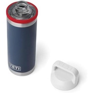 YETI Rambler 18 Oz Bottle, Vacuum Insulated, Stainless Steel with Chug Cap, Navy