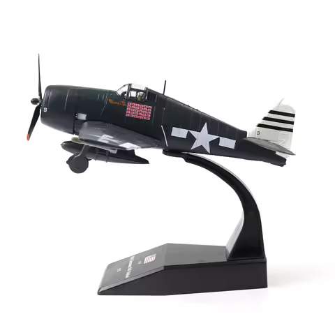 NUOTIE 1/72 F6F Hellcat Diecast Metal Airplane Model with Display Stand - WWII US Navy Fighter Aircr