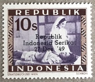 PW861-PERANGKO PRANGKO INDONESIA WINA REPUBLIK 10s, MINT