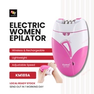 KEMEI Women Epilator Hair Removal Remover Shaver Ketiak Cukur Bulu Pencukur Trimmer Woman Leg Armpit