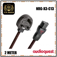 Audioquest NRG-X3 UK to C13 Power Cable 2Meter