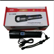 %
12.12 Brand Festival GHS S-130W Japan LED Torch Light Long Range Rechargeable Battery Flashlight