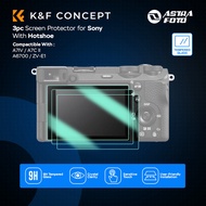 KNF Concept 3pc Anti-Scratch For sony A7IV A7C II A6700 ZV-E1 Tempered Glass 9H Screen Protector Scr