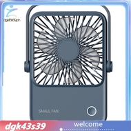 [Pretty] Fan Desktop Small Electric Fan Mini Fan Navy Blue