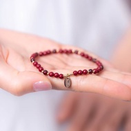 石榴石紫金砂硃砂4mm手鏈 | 太歲轉運14K包金手鍊化