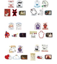 迪士尼 Disney Baymax! 醫神 大英雄聯盟 vol.2.0 一番賞 I賞 貼紙套裝- 一套6款[平行進口]