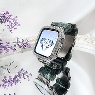 頂級 綠龍晶 霸氣 Apple Watch 智慧手錶 Android 寶石 錶帶 客製