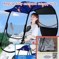 Fully Enclosed Electric Vehicle Canopy Sunshade Battery Car Canopy Windproof and Rainproof Canopy