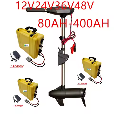 Lifeline 4 12V24V 36v 48v 80AH-400AH lithium battery is used for 1000W - 6000W solar panels in outdo