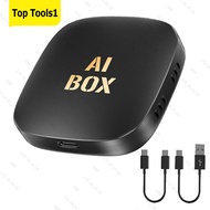 Wireless CarPlay Android Auto AI กล่อง 2 + 32G Plug & Play CarPlay Converter WIFI BT สำหรับโรงงานแบบ