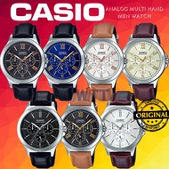 CASIO ORIGINAL MTP-V300L SERIES ANALOG MULTI HAND MEN WATCH JAM TANGAN LELAKI CASIO ORIGINAL CASIO W