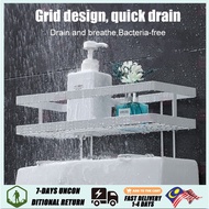 Toilet Rack Stainless Steel Toiletries Bathroom Storage Organizer Rack Shelf Shampoo Shelve Rak Bili