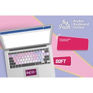 KEYBOARD STICKER ARABIC JAWI RUMI ALPHABET SOFT