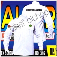 lengan panjang kemeja Kemenag baju Kemenag seragam Kemenag Pdh Kemenag kemeja kerja Kemenag baju ker