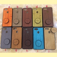 ❀♗OPPO A39/A57 A83 A59 Soft Wood Case with Ring Stand Holder