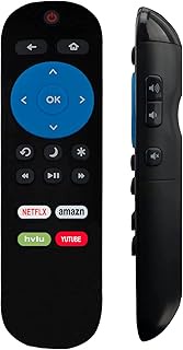 Replaced Remote Control for Onn Roku TV Roku 24 32 40 43 50 55 58 60 65 70 Inch Class 4K HD UHD LED Smart TV 100012590 100012589 100012584