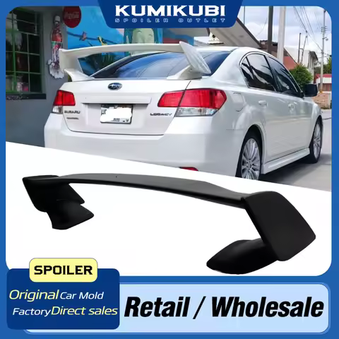Fit Subaru LEGACY Sedan 2008-2014 Rear Trunk Spoiler Wing ABS Unpainted Rear Spoiler Legacy Car Trun