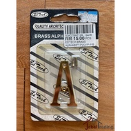 HOME CONCEPT > ES'TECH Brass BA712 (Tembaga) Door Alphabet Size 2 inc PB