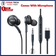 (SG LOWEST) Samsung AKG Type-C 3.5mm Earpiece – USB C Headphone Earphone Galaxy S8 S10 S20 S21 S22 N