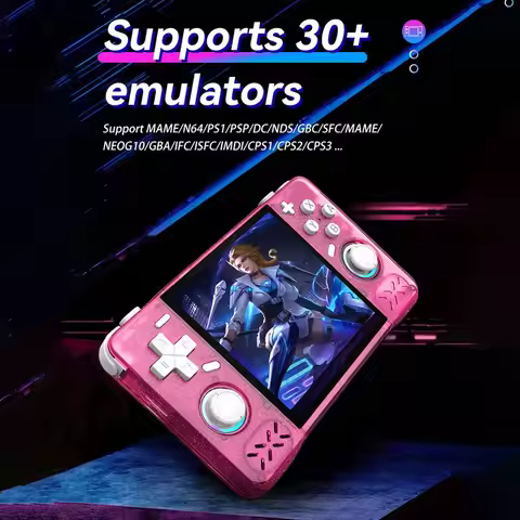 goodede XF40H Retro Handheld Game Console 128G 4.0In IPS Screen Linux Support WiFi RGB 3D Joystick P