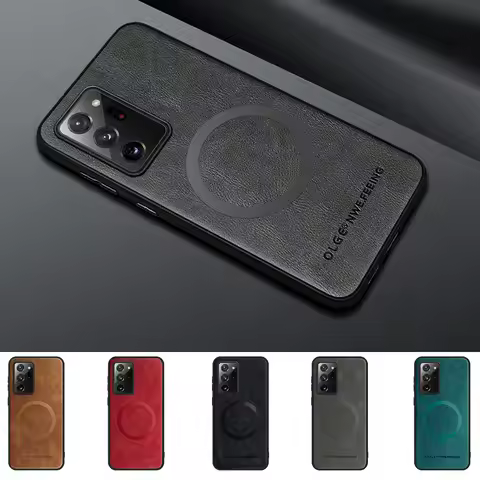 Case For Samsung Galaxy Note 20 Ultra Case Luxury Leather Cover For Samsung Galaxy Note 10 Plus Phon